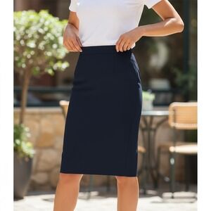 GFF Gianfranco Ferre Black Pencil Skirt Women's Size 40 USA 6 Office Career